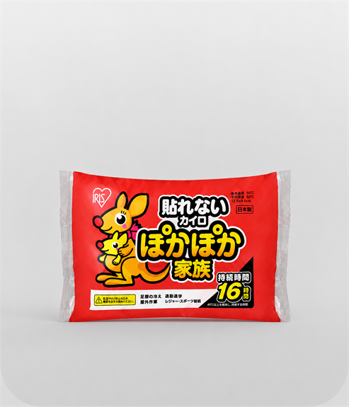 Miếng giữ nhiệt không dán Iris Ohyama Poka Poka Kazoku